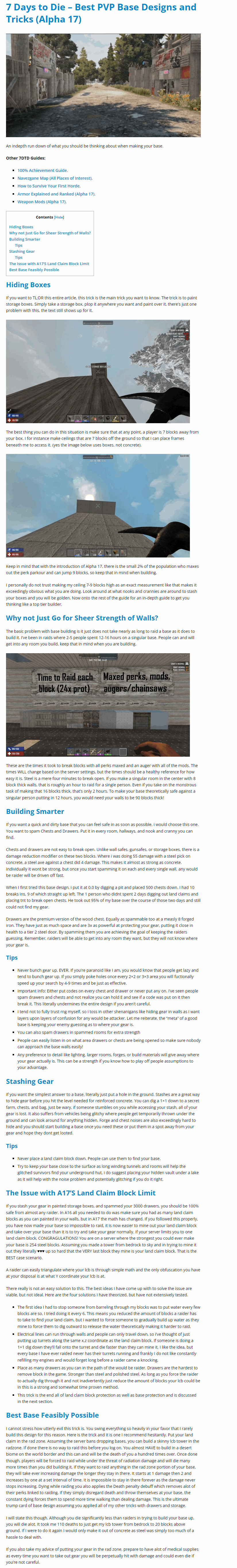 Best PVP Base Designs and Tricks (Alpha 17)