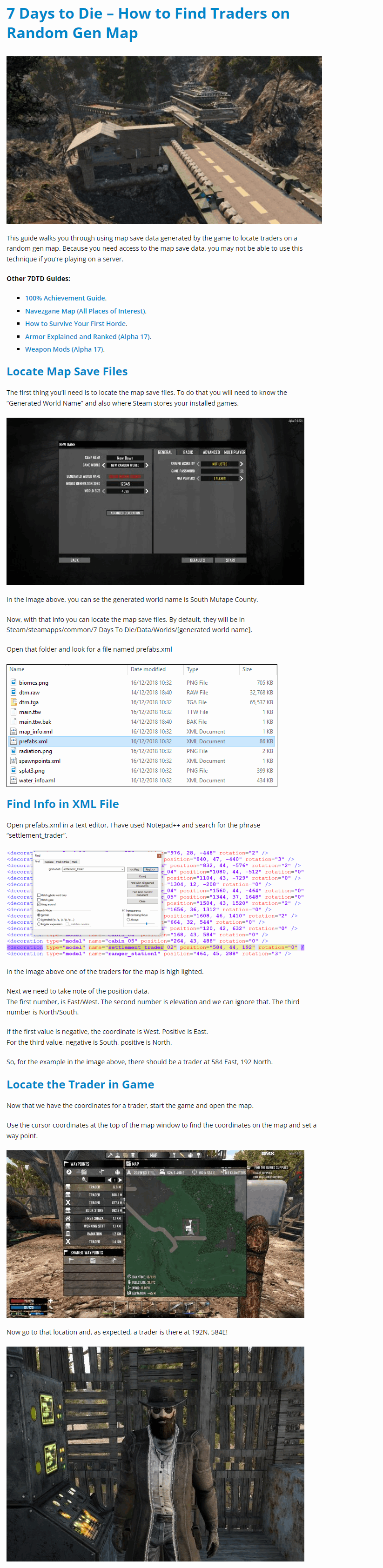 How to Find Traders on Random Gen Map