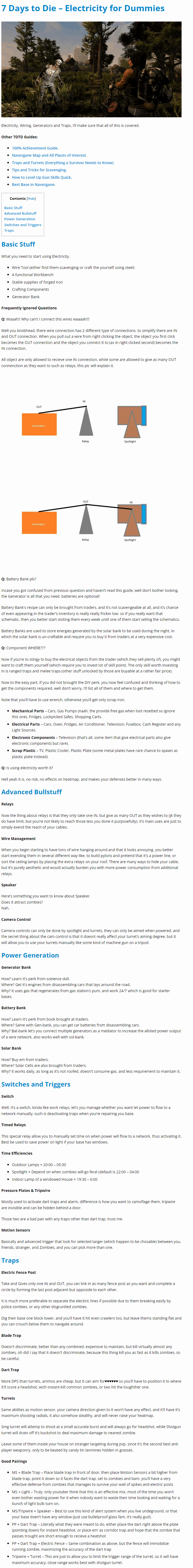 Electricity for Dummies