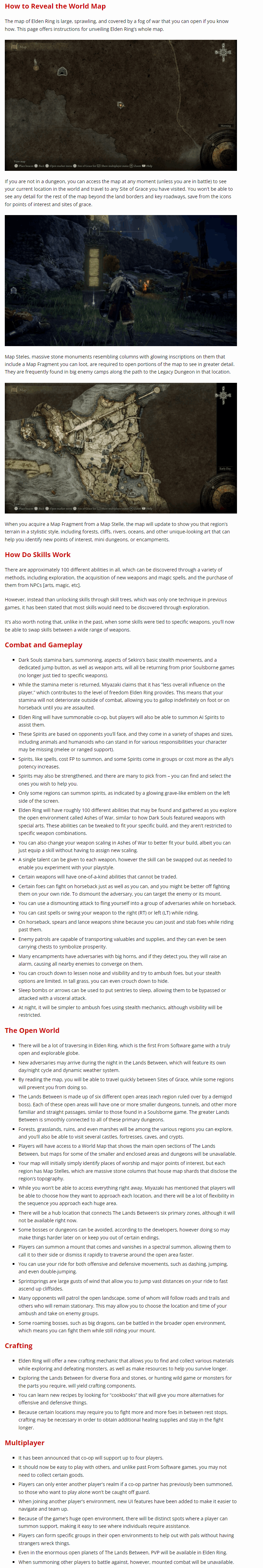 How to Reveal the World Map