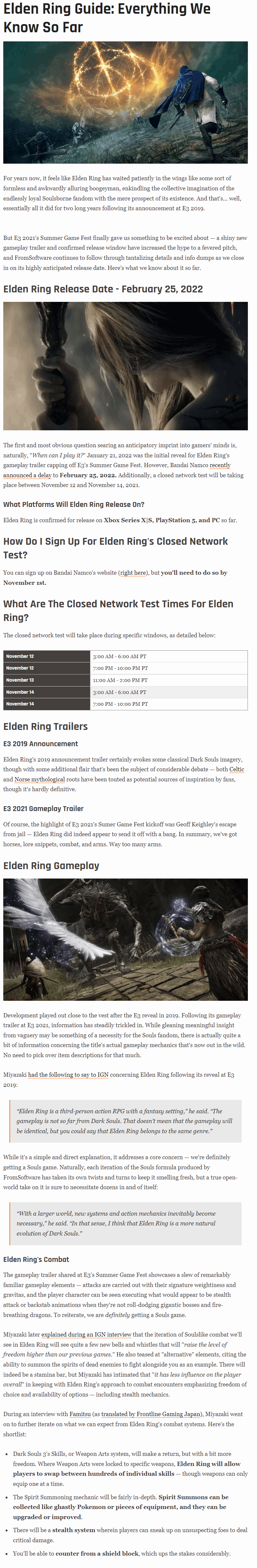 Everything We Know So Far