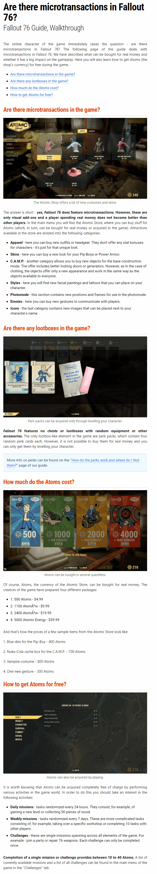 Are there microtransactions in the game?