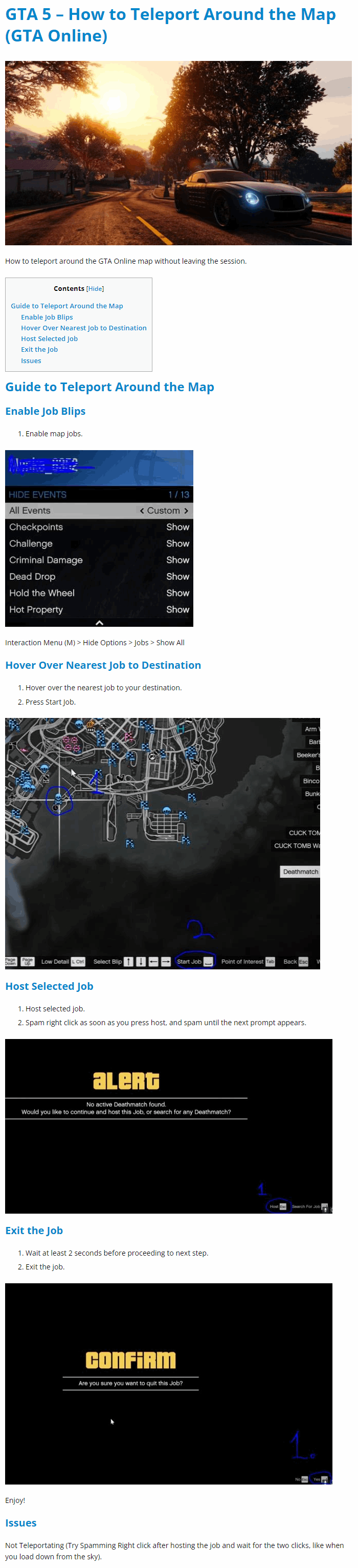 How to Teleport Around the Map (GTA Online)