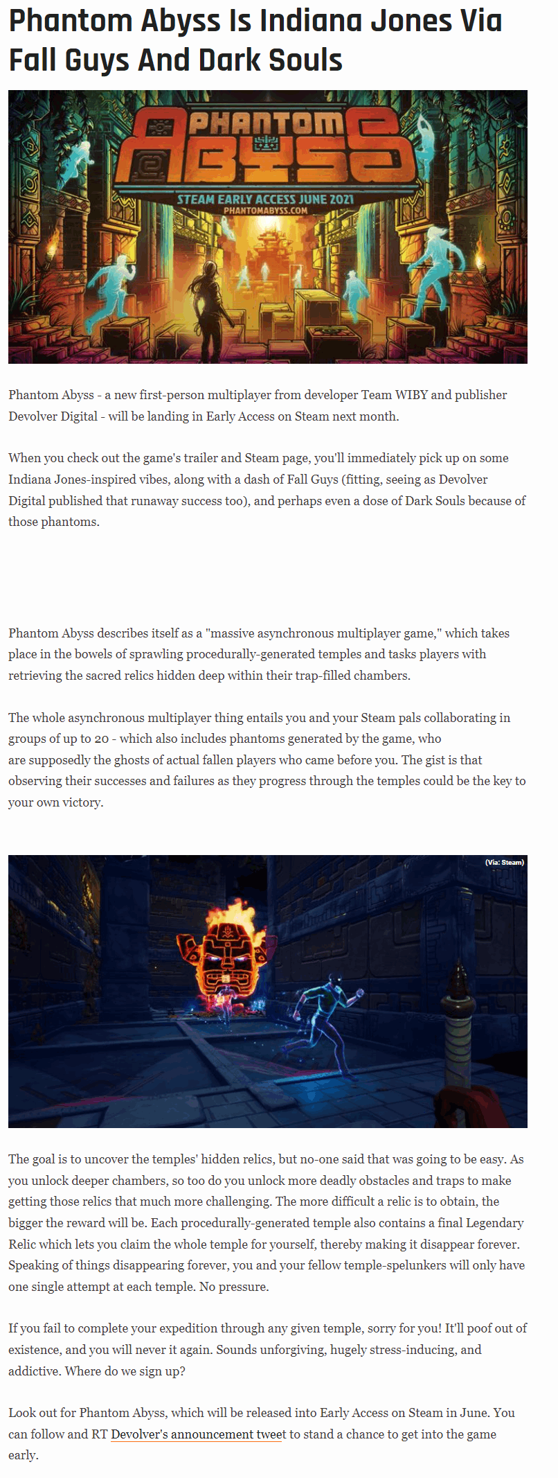 Indiana Jones Via Fall Guys And Dark Souls