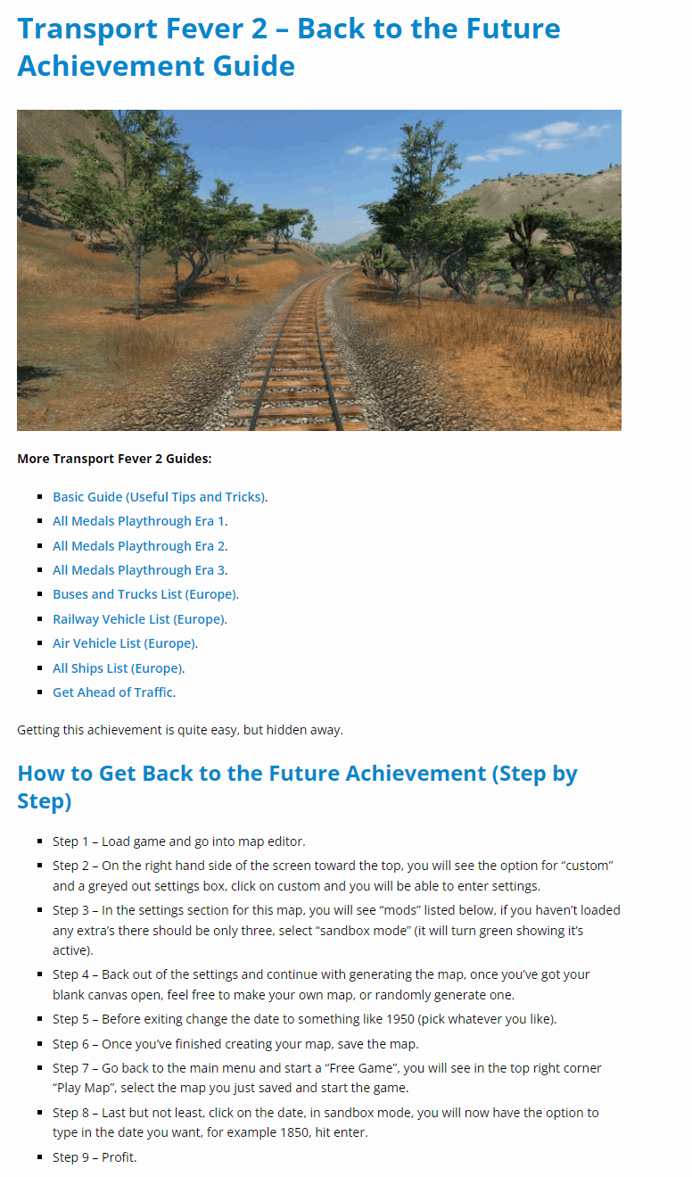 Back to the Future Achievement Guide
