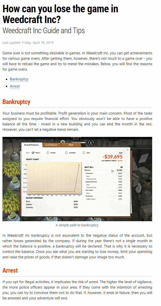 How can you lose the game?