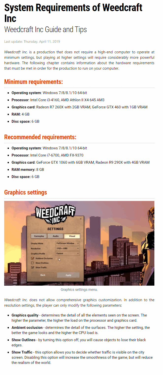 System Requirements